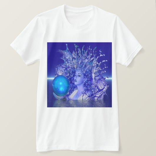 青色結晶 Tシャツ (デザイン正面)