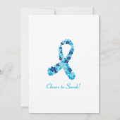 青色結腸直腸がん認識度遺族パーティー 招待状 (裏面)