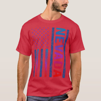 青色赤旗ネバダ Tシャツ
