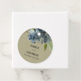 青色金ゴールドクラフトフローラ水カラーフローラ結婚ズ フェイバータグ