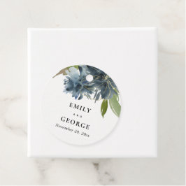 青色金ゴールド緑色フローラ水色フローラ結婚ズ フェイバータグ