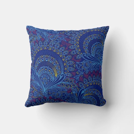 青色陛下 クッション (裏面)