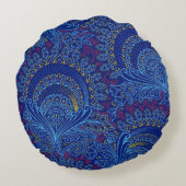 青色陛下 ラウンドクッション (裏面)