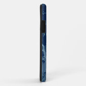 青色電子回路基板コンピュータパターン Case-Mate iPhoneケース (裏面/右)