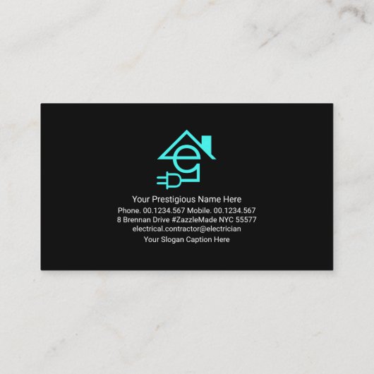 青色電流を遮断する 名刺 (裏面)