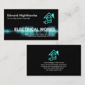 青色電流を遮断する 名刺 (正面/裏面)