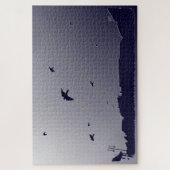 青色飛行 ジグソーパズル (縦)