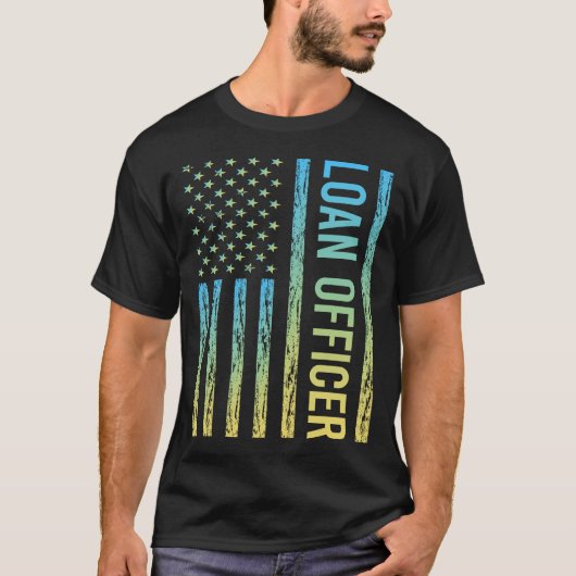 青色黄ローン担当役員 Tシャツ (正面)