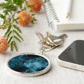 青色 キーホルダー (側面)