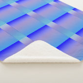 青色 シェルパブランケット (3/4)