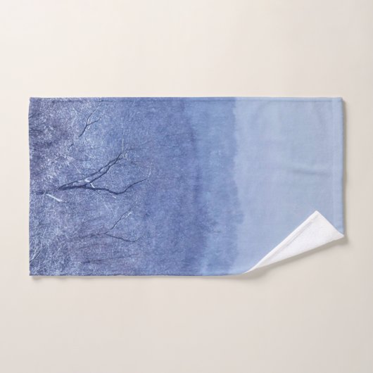 青色 バスタオルセット (ハンドタオル)