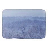 青色 バスマット (正面)