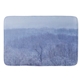 青色 バスマット