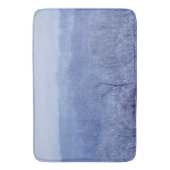 青色 バスマット (正面縦)