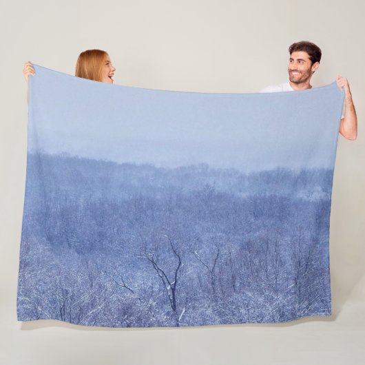 青色 フリースブランケット (インサイチュ)