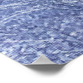 青色 ポスター (角)