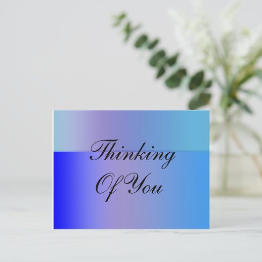 青色 ポストカード (スタンド正面)