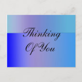 青色 ポストカード (正面)