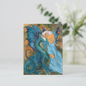 青色 ポストカード (スタンド正面)