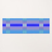 青色 ヨガマット (裏面(横))