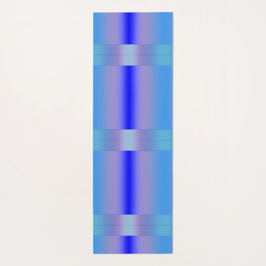 青色 ヨガマット (裏面)