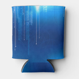 青色(線形デザインクーラーボックス) 缶クーラー