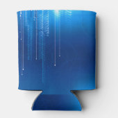 青色(線形デザインクーラーボックス) 缶クーラー (裏面)