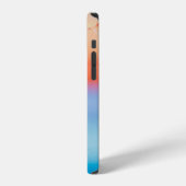 青色 iPhoneケース (左側面)