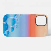 青色 iPhoneケース (裏面横)