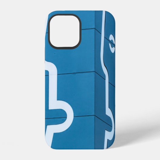 青色 iPhoneケース (裏面)