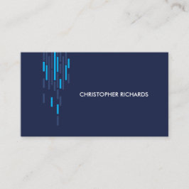 青色IIのテクニカルパターン 名刺