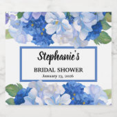 青花の色彩のラベル スパークリングワインラベル (シングルラベル)