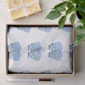 青花の陶器の紫陽花のラッピング シノワズリーデザイン 薄葉紙 (ギフト)