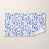 青花シャワーカーテン バスタオルセット (ハンドタオル)