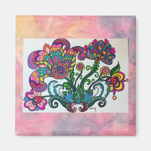 青花マグネット マグネット (正面)