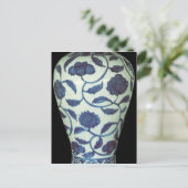 青花大壺、嘉靖期 ポストカード (スタンド正面)