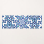 青花曼荼羅 ヨガマット (正面(横))