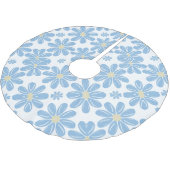 青花柄のツリースカート ブラッシュドポリエステルツリースカート (アングル)