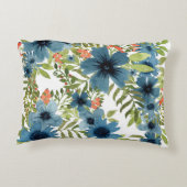 青花柄 アクセントクッション (裏面)