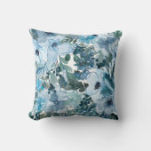 青花柄 クッション (正面)