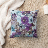 青花柄 クッション (ブランケット)