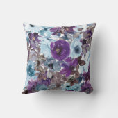 青花柄 クッション (裏面)