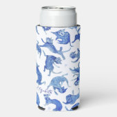 青花猫 水筒 スリム缶クーラー (Seltzer裏面)