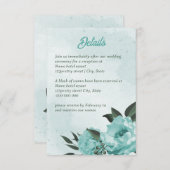 青花結婚緑 エンクロージャーカード (正面/裏面)