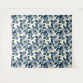 青花金箔浮世絵柄 タペストリー (正面(横))