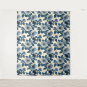 青花金箔浮世絵柄 タペストリー (正面)