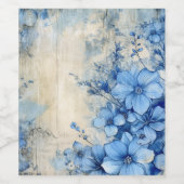 青花 ワインラベル (シングルラベル)