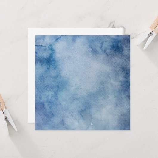 青芸術的水色 カード (正面/裏面インサイチュ)