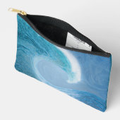 青芸術的波 アクセサリーポーチ (見開き)