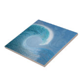 青芸術的波 タイル (側面)